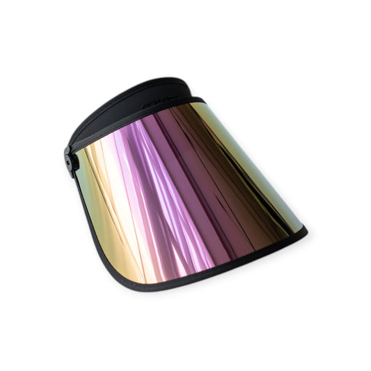 Grey+ UV Protect Sun Visor (Full Metallic Pink)